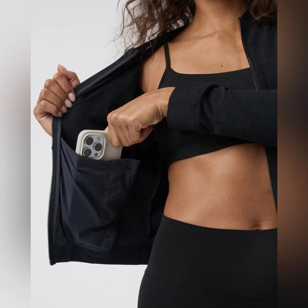 NWT Vuori Elevation Track Jacket‎ Black Medium